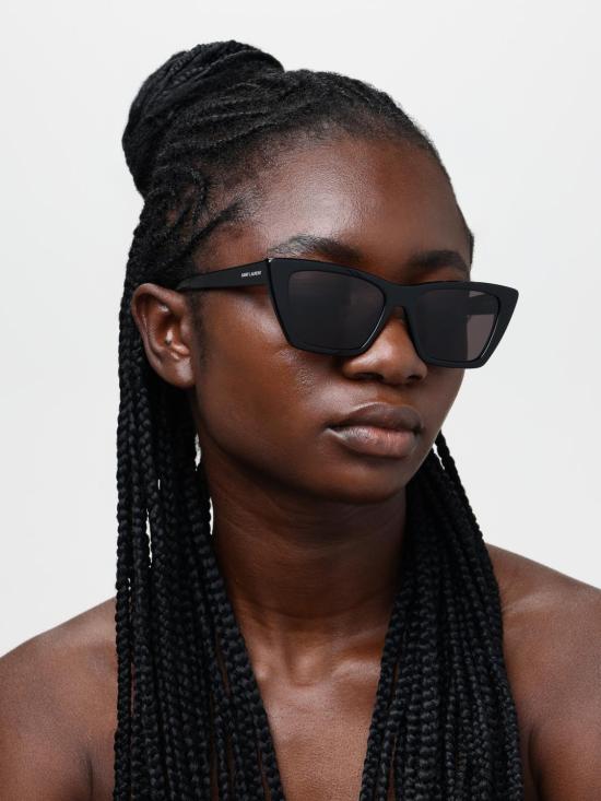 26SS 생로랑 선글라스 SL276MICA 001 Grey - SAINT LAURENT