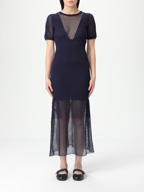 25SS 핑코 롱 원피스 104806A2GJ G82 Blue