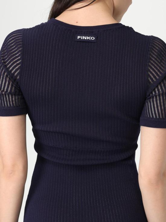 25SS 핑코 롱 원피스 104806A2GJ G82 Blue - PINKO