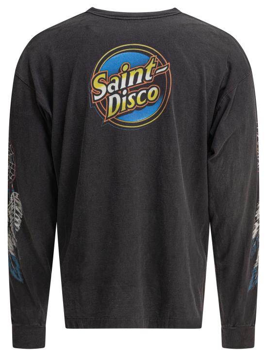 25SS 세인트 미카엘 긴팔 티셔츠 SMHR80000C40BK - SAINT MXXXXXX