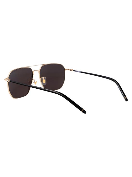  몽블랑 선글라스 MB0367SA 001 GOLD BLACK GREY - MONTBLANC