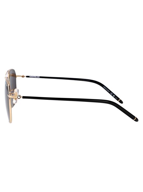  몽블랑 선글라스 MB0367SA 001 GOLD BLACK GREY - MONTBLANC