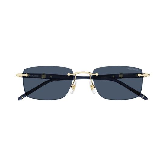 25SS 몽블랑 선글라스 MB0344S 003 GOLD BLUE BLUE - MONTBLANC