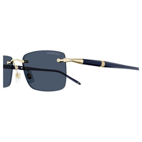 25SS 몽블랑 선글라스 MB0344S 003 GOLD BLUE BLUE - MONTBLANC