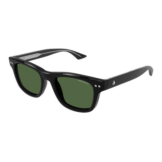 25SS 몽블랑 선글라스 MB0254S 006 BLACK BLACK GREEN
