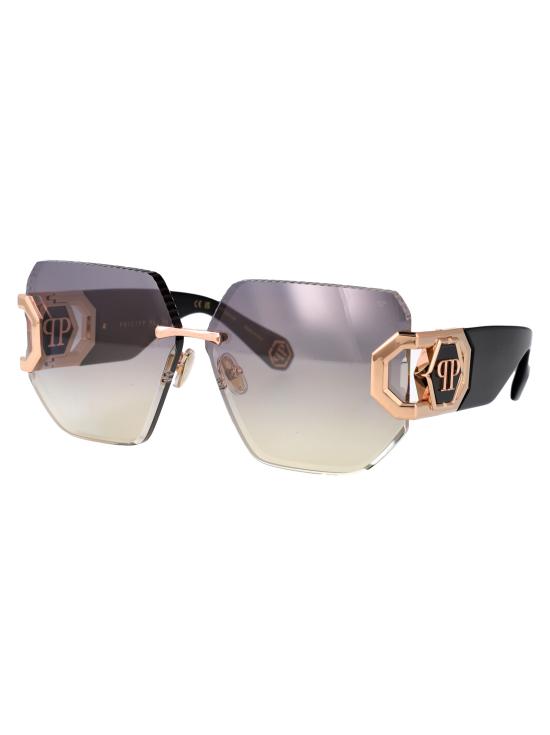 25SS 필립 플레인 선글라스 SPP133 8FCG ROSE GOLD GREEN - PHILIPP PLEIN