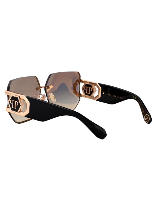 25SS 필립 플레인 선글라스 SPP133 8FCG ROSE GOLD GREEN - PHILIPP PLEIN