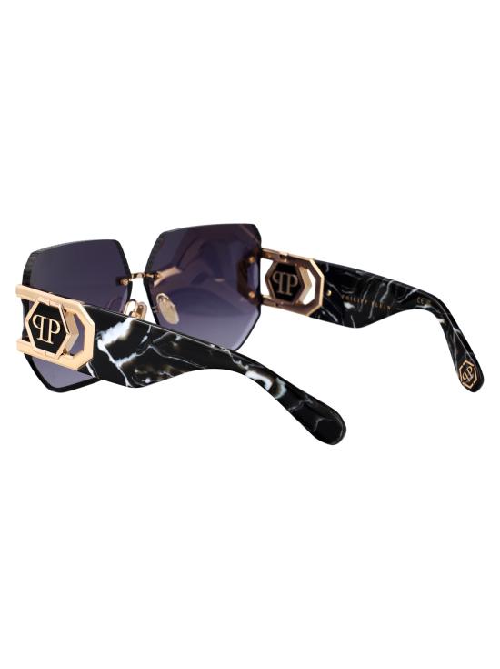 25SS 필립 플레인 선글라스 SPP133 0300 ROSE GOLD BLUE - PHILIPP PLEIN