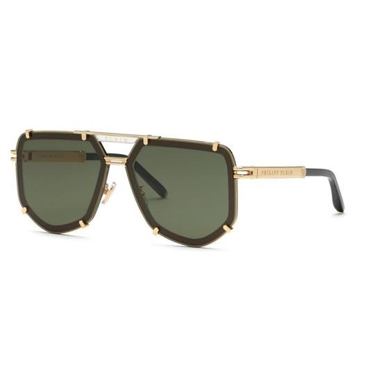 25SS 필립 플레인 선글라스 SPP132 301Y GOLD GREEN