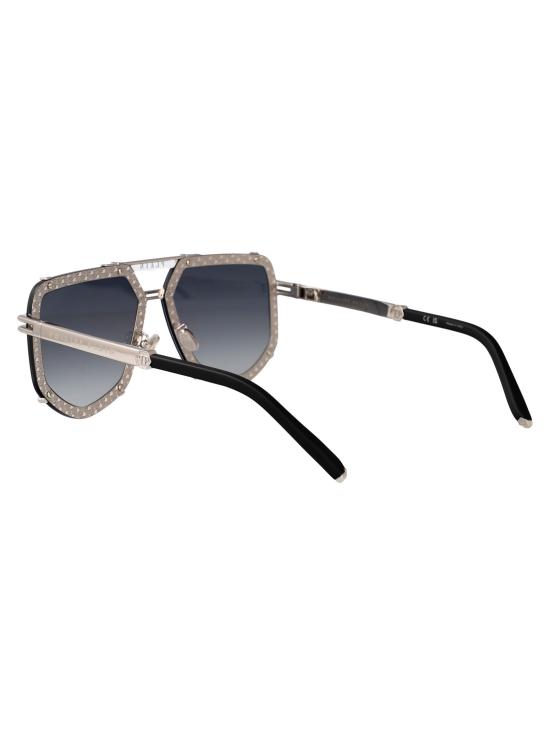 25SS 필립 플레인 선글라스 SPP132 0K07 SILVER BLACK - PHILIPP PLEIN