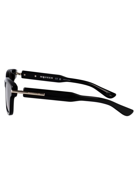 25SS 알렉산더 맥퀸 선글라스 AM0497S 001 BLACK BLACK GREY - ALEXANDER MCQUEEN