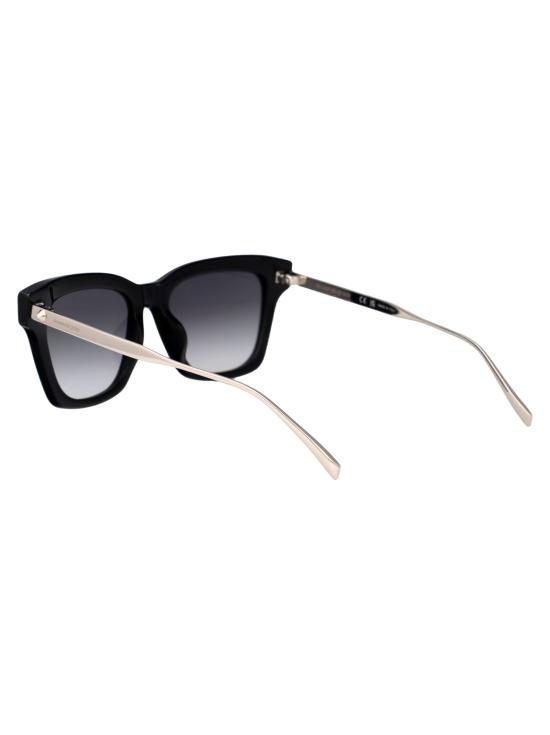 25SS 알렉산더 맥퀸 선글라스 AM0483S 001 BLACK SILVER GREY - ALEXANDER MCQUEEN