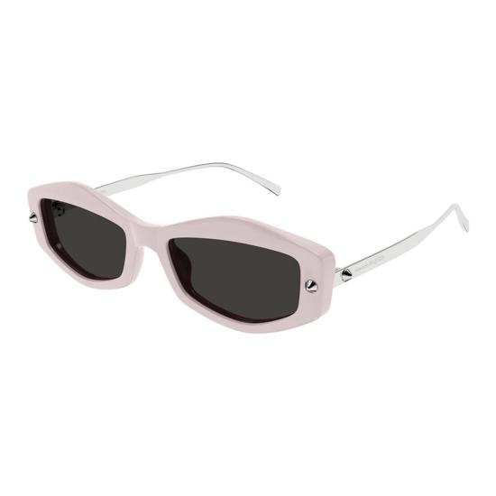 25SS 알렉산더 맥퀸 선글라스 AM0482S 003 PINK SILVER GREY