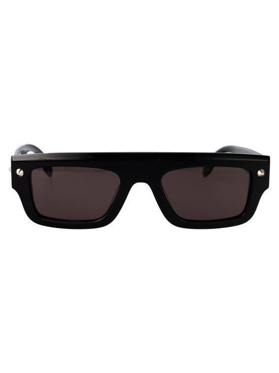 25SS 알렉산더 맥퀸 선글라스 AM0427S 001 BLACK BLACK GREY