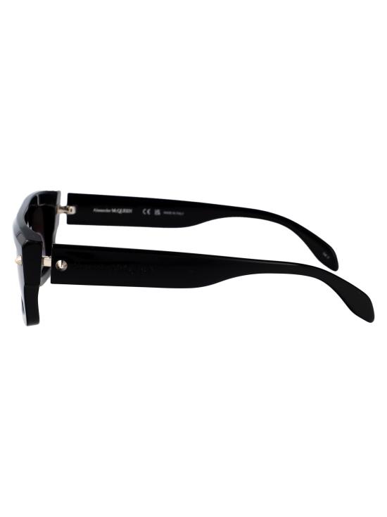 25SS 알렉산더 맥퀸 선글라스 AM0427S 001 BLACK BLACK GREY - ALEXANDER MCQUEEN