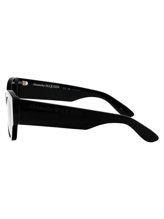 25SS 알렉산더 맥퀸 선글라스 AM0420S 001 BLACK BLACK GREY - ALEXANDER MCQUEEN
