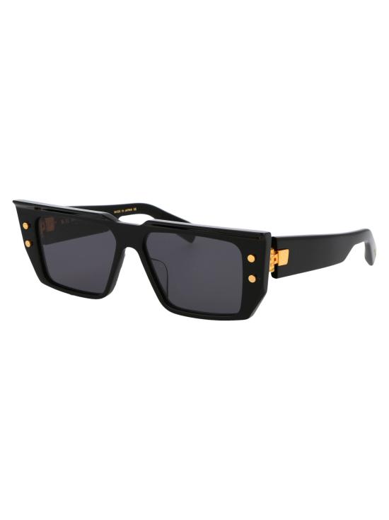 25SS 발망 선글라스 BPS128A54 A BLCK GOLD W DRK GREY - BALMAIN