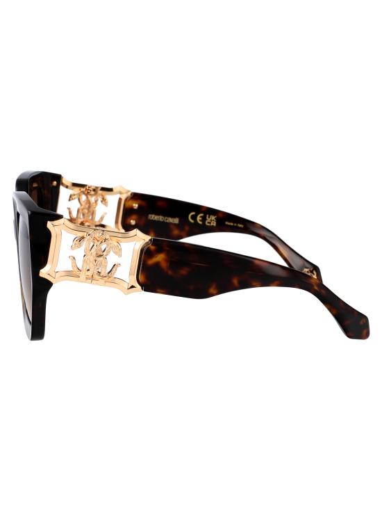 25SS 로베르토 카발리 선글라스 SRC089 0743 HAVANA MARRONE GIALLO LUCIDA - ROBERTO CAVALLI
