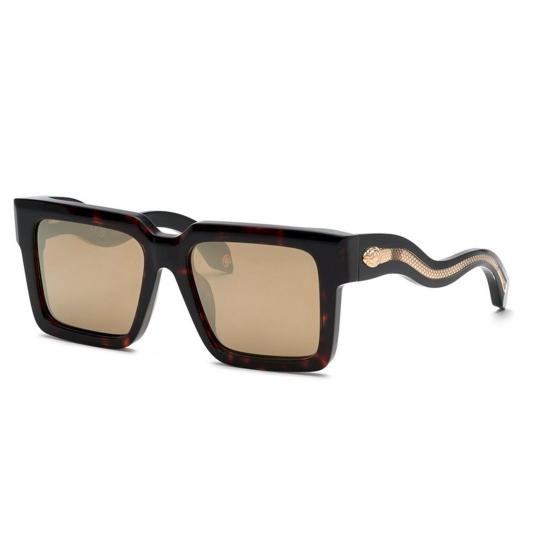  로베르토 카발리 선글라스 SRC055 743G HAVANA LUCIDA