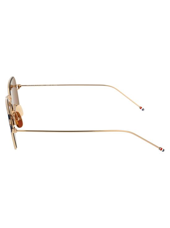 25SS 톰브라운 선글라스 TBS116A02 02 WHITE GOLD NAVY W DARK BROWN - THOM BROWNE
