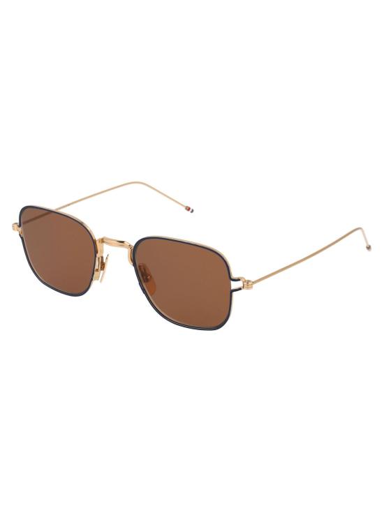 25SS 톰브라운 선글라스 TBS116A02 02 WHITE GOLD NAVY W DARK BROWN - THOM BROWNE