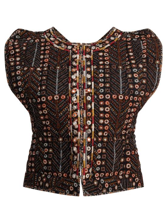 25SS 이자벨마랑에뚜왈 민소매 티셔츠 25PGI0050FAC1J03E02FK