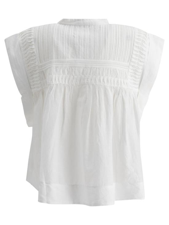 25SS 이자벨마랑에뚜왈 민소매 티셔츠 25PHT0003FBB3J04E20WH - ISABEL MARANT ETOILE