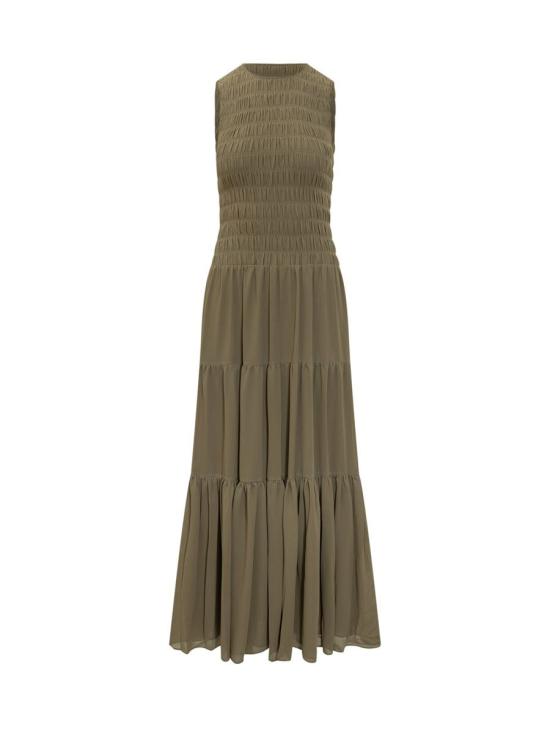 25SS 마이클 코어스 롱 원피스 MS582VF7R3 305 GREEN