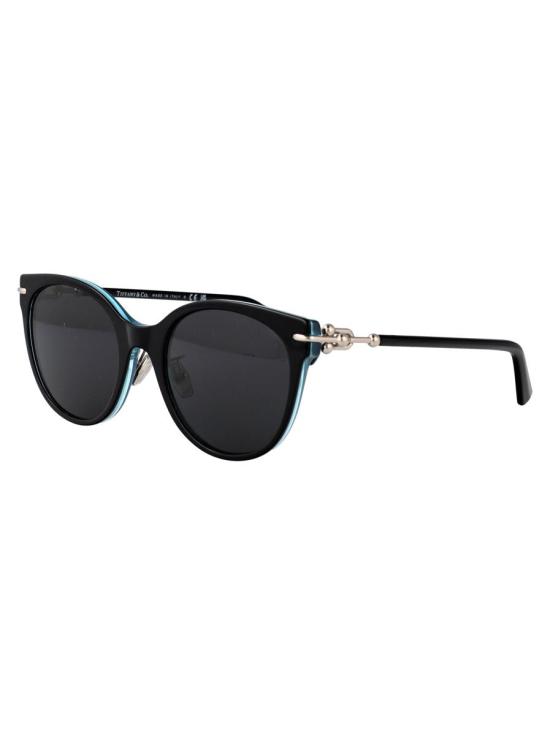 25FW 티파니앤코 안경 0TF4223D 8285S4 SUNGLASSES 8285S4 BLACK ON CRYSTAL TIFFANY BLUE - TIFFANY & CO