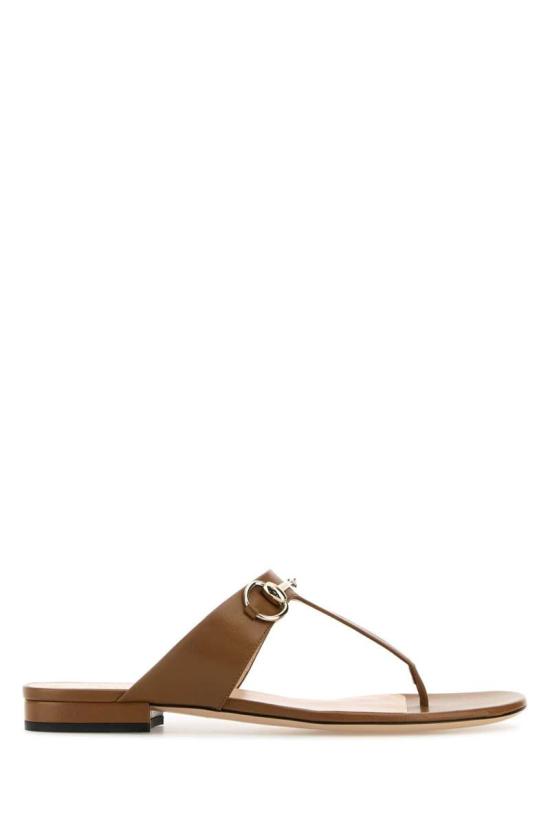 25SS 구찌 홀스빗 통 샌들 816590C9D00 2712 Brown