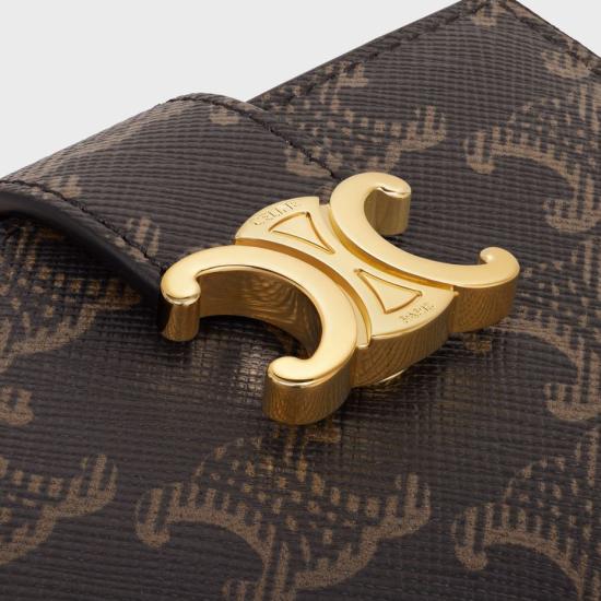 25SS 셀린느 반지갑 10M962CQH04LU TAN DOM - CELINE