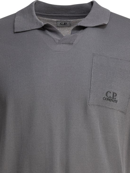 25SS 씨피 컴퍼니 스웨터 18CMKN189A110083A935 SMOKED PEARL DOM - C.P. COMPANY