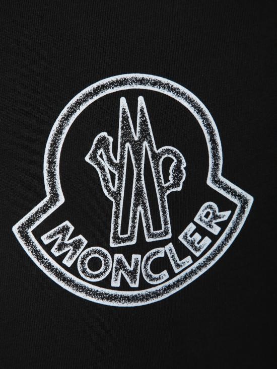 25SS 몽클레어 반팔 티셔츠 8C0005689AJS998 BLACK DOM - MONCLER