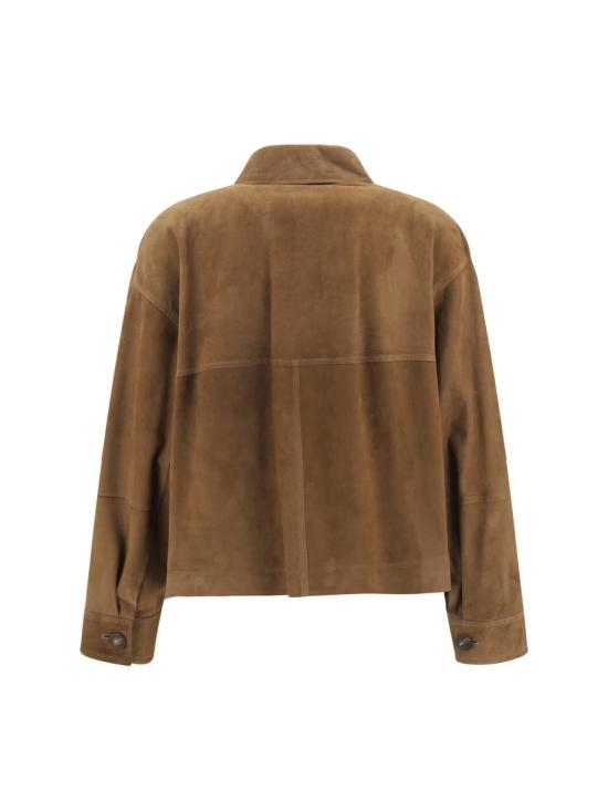 25SS 브루넬로 쿠치넬리 자켓 MPCAI7762 C7495 BROWN - BRUNELLO CUCINELLI