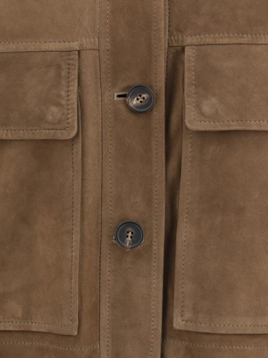 25SS 브루넬로 쿠치넬리 자켓 MPCAI7762 C7495 BROWN - BRUNELLO CUCINELLI