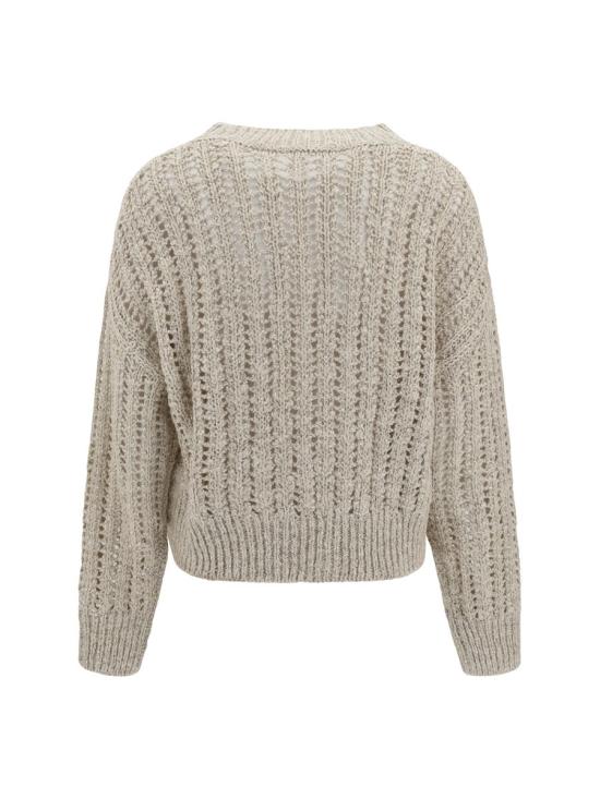 25SS 브루넬로 쿠치넬리 스웨터 MEA393102 CBU80 Beige - BRUNELLO CUCINELLI
