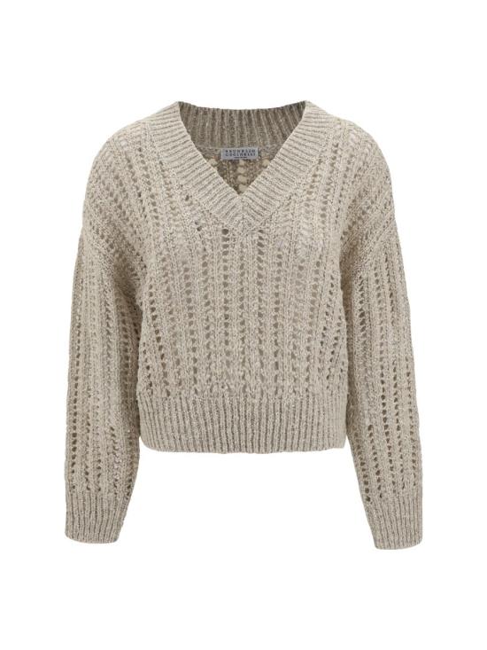 25SS 브루넬로 쿠치넬리 스웨터 MEA393102 CBU80 Beige