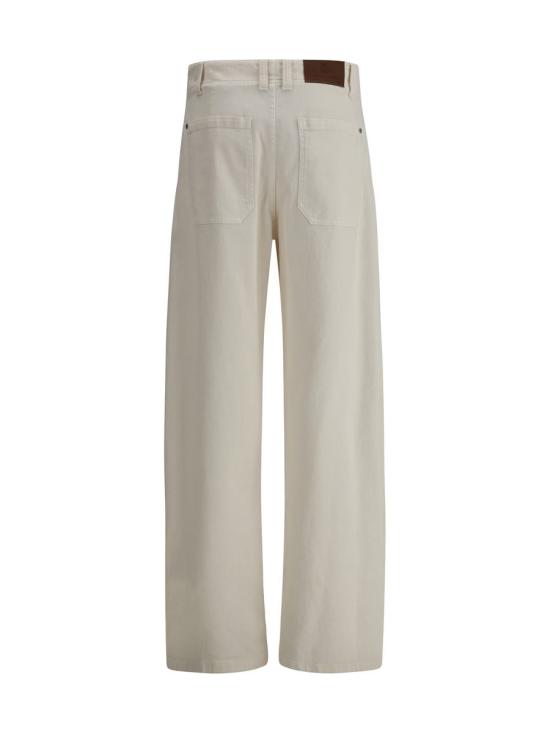 25SS 브루넬로 쿠치넬리 데님 팬츠 MB057P5657 C9002 Beige - BRUNELLO CUCINELLI