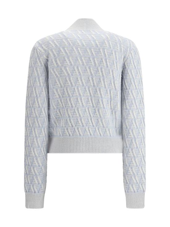 25SS 펜디 가디건 FZE504ATPL F1R0P BLUE - FENDI