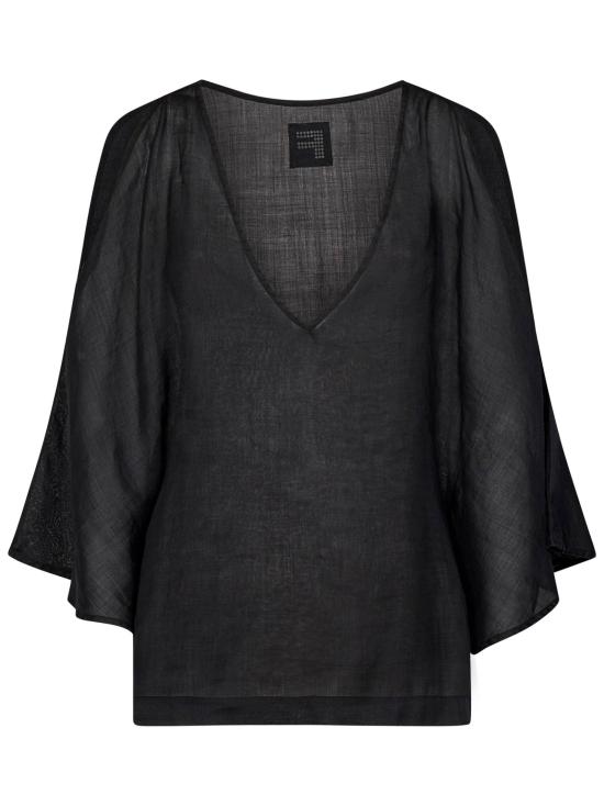 25SS 피시코 숏 원피스 FM13N0 F0009 BLACK