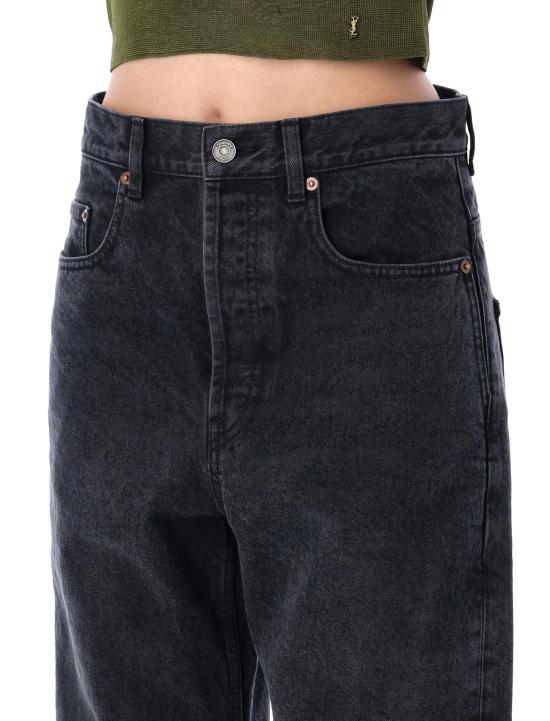 25SS 생로랑 팬츠 824083Y06CA 1319 BLACK - SAINT LAURENT