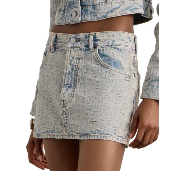 24FW 아크네 스튜디오 숏 스커트 FNWNSKIR000643 BUF Blue BLUE - ACNE STUDIOS