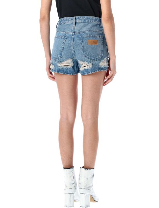 25SS MM6 메종마르지엘라 데님 숏팬츠 S62MU0069M30018 962 BLUE - MM6 MAISON MARGIELA