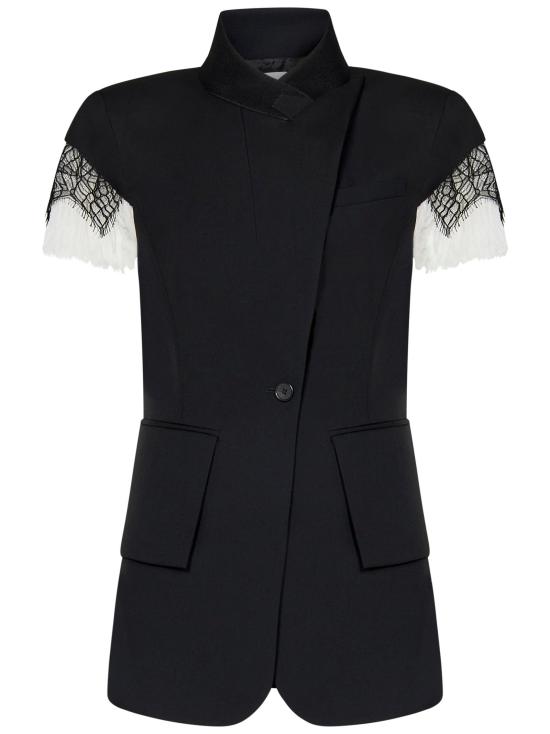 25SS 알렉산더 맥퀸 아우터 822747QJADK 1000 BLACK