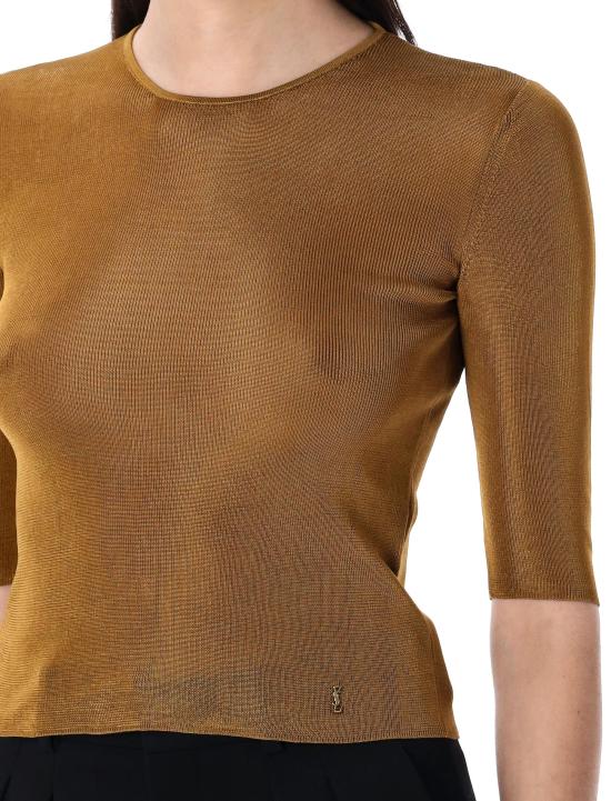 25SS 생로랑 탑 819910Y75WA 8092 MORDORE BEIGE - SAINT LAURENT