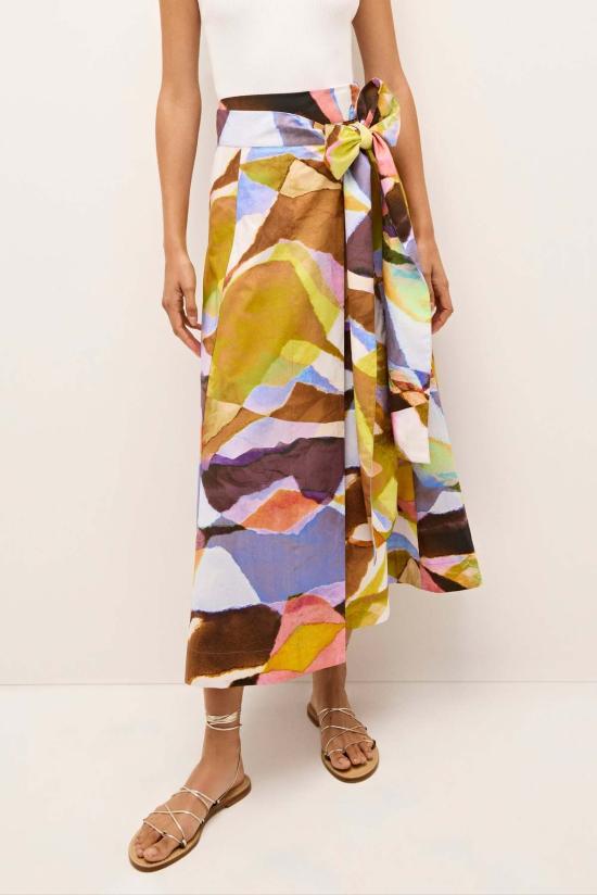  마리 올리버 롱 스커트 에스틴 랩 스커트 오팔 스톤 - MARIE OLIVER