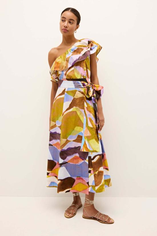  마리 올리버 롱 스커트 에스틴 랩 스커트 오팔 스톤 - MARIE OLIVER