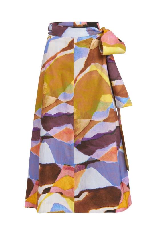  마리 올리버 롱 스커트 에스틴 랩 스커트 오팔 스톤 - MARIE OLIVER