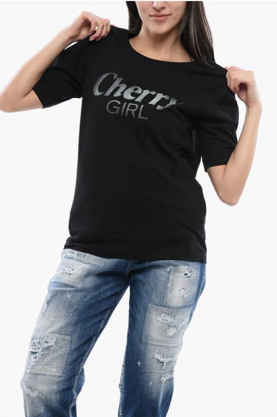  디스퀘어드2 반팔 티셔츠 S72GD0530 S24668 900 Black