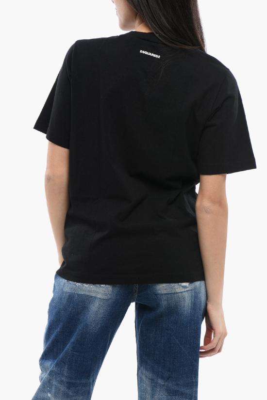  디스퀘어드2 반팔 티셔츠 S72GD0530 S24668 900 Black - DSQUARED2